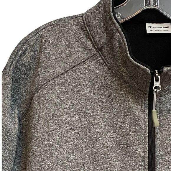 NWT Champion Full Zip Jacket Size XXL Grey Pockets North Rockland Red Raiders - Picture 3 of 16